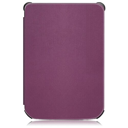 Чехол-обложка MyPads для PocketBook 740 из качественной эко-кожи с функцией включения-выключения и возможностью быстрого снятия фиолетовый