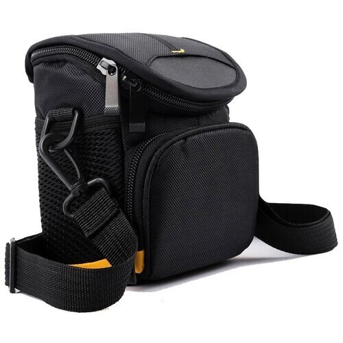 Чехол-сумка MyPads TC-1228 для фотоаппарата Nikon 1 J4/ J5/ S1 /S2 из качественной износостойкой влагозащитной ткани черный
