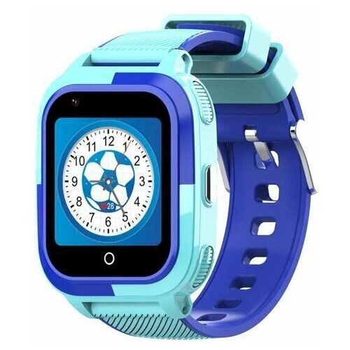 Детские умные часы Smart Baby Watch Wonlex CT11 GPS, WiFi, камера, 4G голубые (водонепроницаемые)