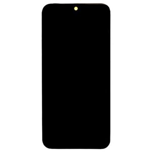 Дисплей для Samsung M015F Galaxy M01 модуль с рамкой и тачскрином (широкий коннектор) (черный) OEM