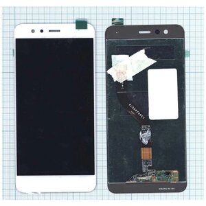 Дисплей (экран) в сборе с тачскрином для Huawei P10 Lite белый / 1080х1920