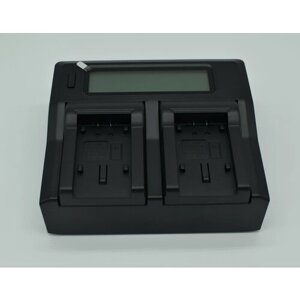 Двойное зарядное устройство с ЖК-дисплеем для цифровой камеры для Panasonic VBT190/380