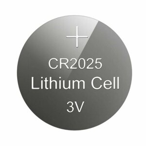 Элемент питания литиевый, тип CR2025, дисковый (табл. 3 В, 160 мА*ч