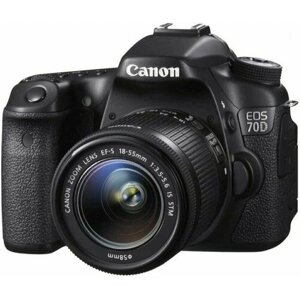 Фотоаппарат Canon 70D kit 18-55mm STM , черный