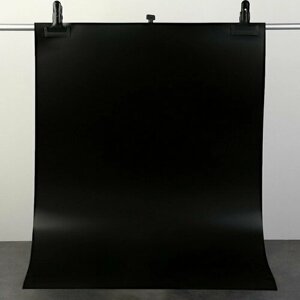 Фотофон для предметной съёмки "Чёрный" ПВХ, 100 x 70 см