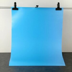 Фотофон для предметной съёмки "Голубой" ПВХ, 100 x 70 см