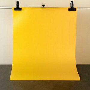 Фотофон для предметной съёмки "Жёлтый" ПВХ, 100 x 70 см