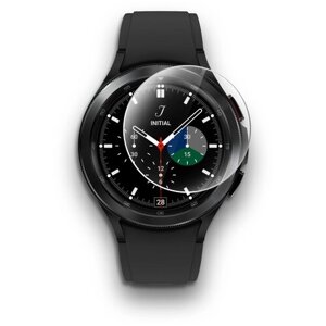 Гидрогелевая защитная пленка на Samsung Galaxy Watch 4 Classic (42mm)/Самсунг Галакси Вотч 4 Классик (42 мм) прозрачная на смарт часы 2 шт. Brozo
