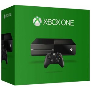 Игровая приставка Microsoft Xbox One 500 ГБ HDD, без игр, черный
