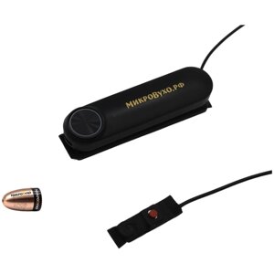Капсульный микронаушник Premium и гарнитура Bluetooth Box Standard Plus с выносным микрофоном, кнопкой подачи сигнала, кнопкой ответа и перезвона