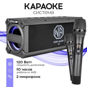 Караоке-система Noir-audio K-2 с двумя микрофонами и функцией Bluetooth