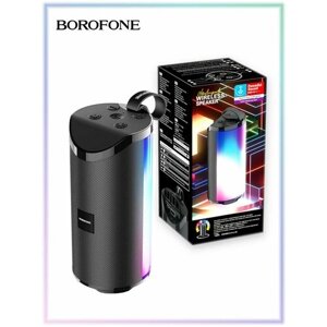 Колонка портативная Borofone, BR5, Adventure, пластик, microSD, microSD, SD, USB, AUX, цвет чёрный