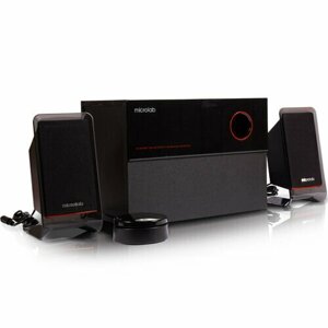 Колонки с сабвуфером Microlab M200BT Platinum акустическая стерео система 2.1 .50Вт, Bluetooth , пульт ДУ