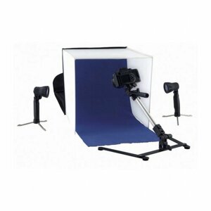 Комплект постоянного света FST Macro Kit, 2х50 Вт + фотобокс