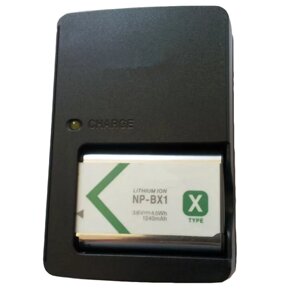 Комплект Зарядное устройство MyPads BC-TRX/ BC-CSX / BC-CSXB для аккумуляторов NP-BX1 Экшн-камеры Sony HDR-AS300/ AS50/ X3000R