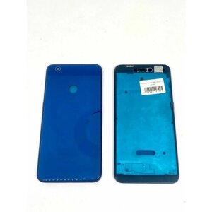 Корпус (крышка + дисплейная рамка) для Huawei P8 Lite 2017 синий