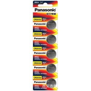 Литиевая дисковая батарейка (таблетка) Panasonic CR 2032