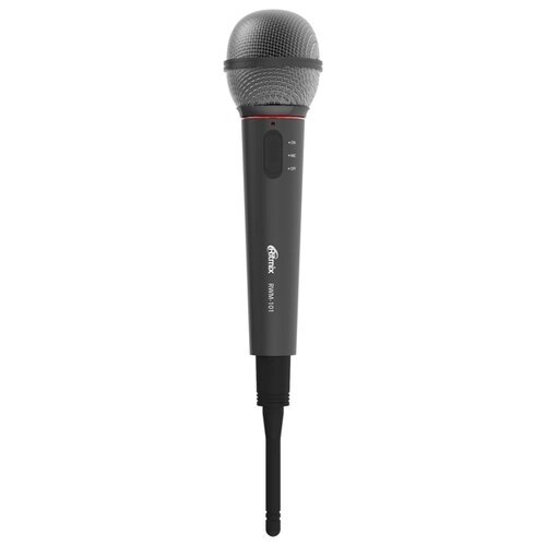Микрофон проводной Ritmix RWM-101, разъем: jack 6.3 mm, black