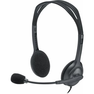 Наушники с микрофоном Logitech Stereo Headset H111 (наушники с микрофоном, шнур 1.8м)981-000593 / 981-000594>