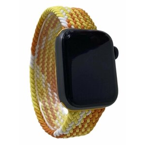 Нейлоновый ремешок для Apple Watch 1-9 / SE / ULTRA (42/44/45/49 мм), без застежки, разноцветный, размер S