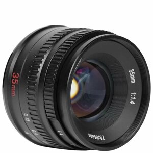 Объектив 7artisans 35mm F1.4 mark II APS-C EF-M чёрный A010B-S