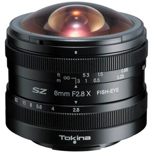 Объектив Tokina SZ 8mm F2.8 X FISH-EYE Fujifilm X, черный