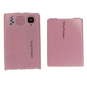 Передняя и задняя панель корпуса для Sony Ericsson W380 (Цвет: розовый)