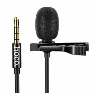 Петличный микрофон с разъемом 3.5mm Hoco DL02 2m
