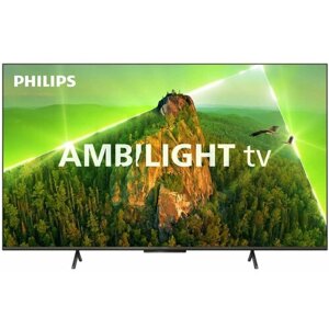 Philips телевизор LED philips 50" 50PUS8108/60 series 8 хром 4K ultra HD 60hz DVB-T DVB-T2 DVB-C DVB-S DVB-S2 USB wifi smart TV (RUS) 50PUS8108/60