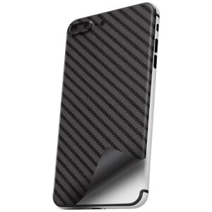 Пленка защитная гидрогелевая Krutoff для iPhone SE 2020 задняя сторона (карбон черный)