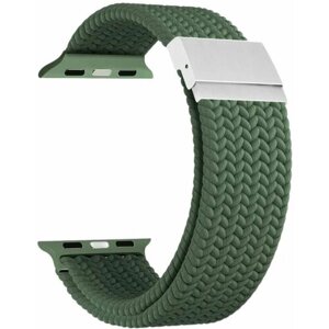 Плетеный нейлоновый ремешок для Apple Watch 42/44/45/49 mm LYAMBDA PLEIONE DSN-18-44-DG Green