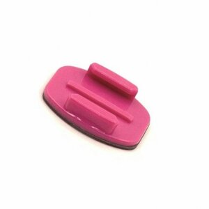 Плоская платформа на скотче 3М для крепления GoPro на ровные поверхности, розовая