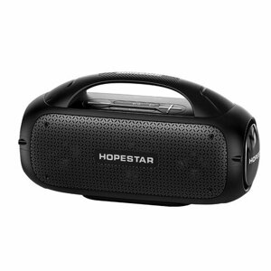 Портативная беспроводная Bluetooth колонка HOPESTAR A50 с микрофоном черная
