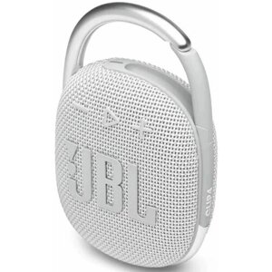 Портативная колонка JBL Clip 4, беспроводная колонка с Bluetooth, белый