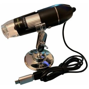 Портативный цифровой микроскоп с камерой Mike Store KM-06 -USB микроскоп/увеличение до 1600х/для Android/для Windows.
