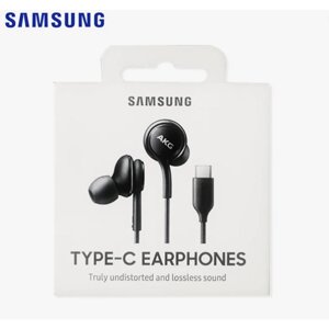 Проводные наушники Samsung Type-C Earphones Sound by AKG, Черные EO-IC100 (EO-IC100BWEGRU)