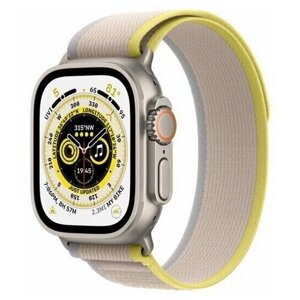 Ремешок для apple watch WiWU Trail Loop Watch Band 38/40/41 mm желтый с бежевым
