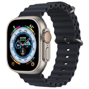 Ремешок для Smart Watch силиконовый/черный