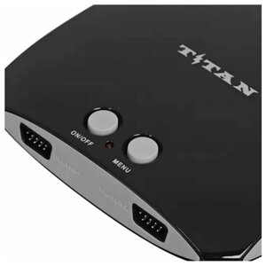 Ретро-консоль Magistr Titan 3 + 500 игр/bit/16bit, подключение - AV, чтение карт памяти, черный