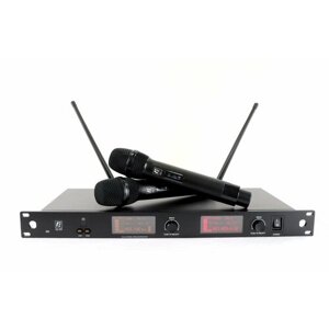 RFIntell QL5R/QL1-A 651,800-683,400 МГц, 2-канальная радиосистема с 2-мя ручными микрофонами QL1