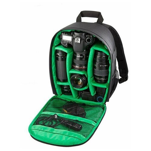 Рюкзак для фотоаппарата CB-05GN зеленый, фоторюкзак