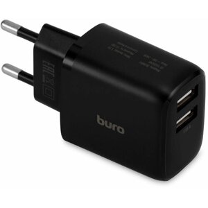 Сетевое зар. устр. Buro BUWH1 15.5W 3.1A USB универсальное черный (BUWH15S200BK)