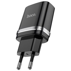 Сетевое зарядное устройство Hoco N1 Ardent, 12 Вт, black