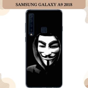 Силиконовый чехол "Анонимус" на Samsung Galaxy A9 2018 / Самсунг Галакси A9