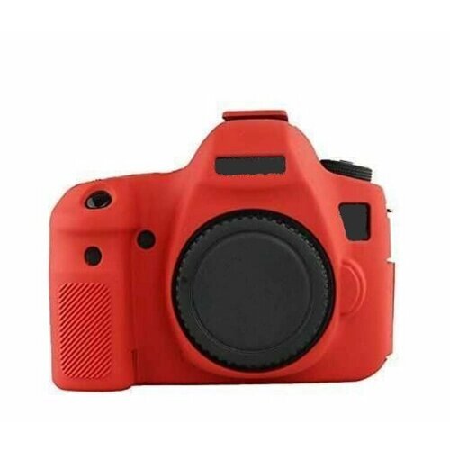 Силиконовый чехол CameraCase для Canon 6D красный