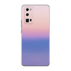 Силиконовый чехол на Honor 30 Pro Plus / Хонор 30 Про Плюс Солнечный градиент