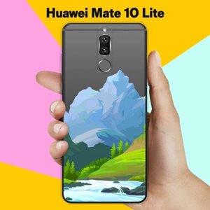 Силиконовый чехол на Huawei Mate 10 Lite Гора / для Хуавей Мейт 10 Лайт