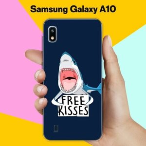 Силиконовый чехол на Samsung Galaxy A10 Акула / для Самсунг Галакси А10