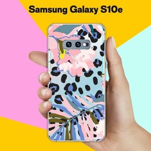 Силиконовый чехол на Samsung Galaxy S10e Пятна / для Самсунг Галакси С10е