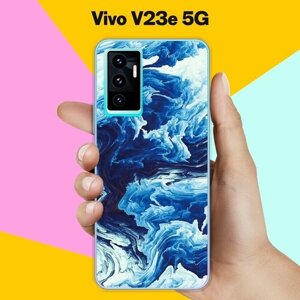 Силиконовый чехол на Vivo V23e 5G Синий цвет / для Виво Ви 23 Е 5 Джи
